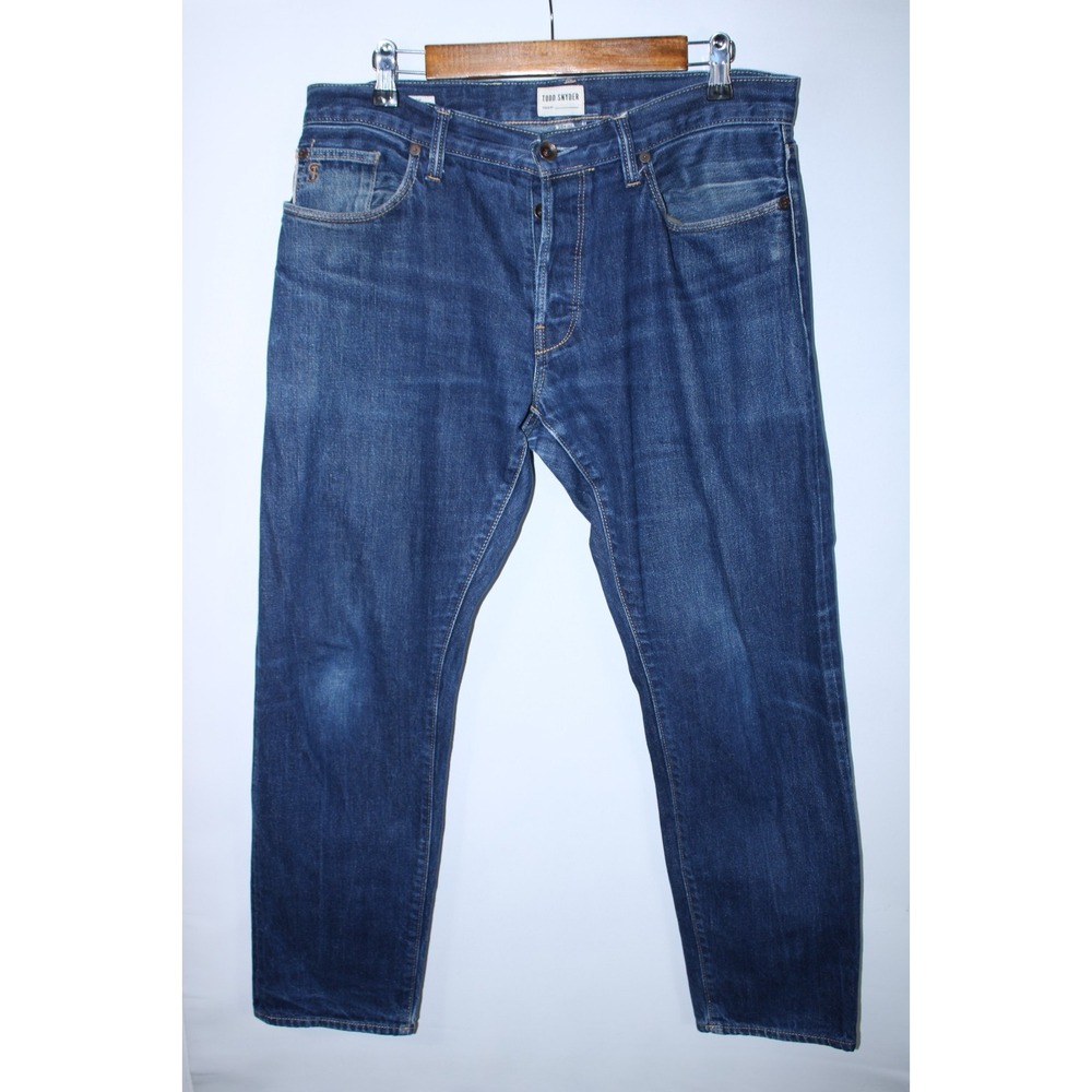 Todd Snyder Men's 32x30 Slim 12.5 oz Cotton Selvedge Denim Jeans